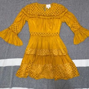 Cinq a Sept yellow dress.